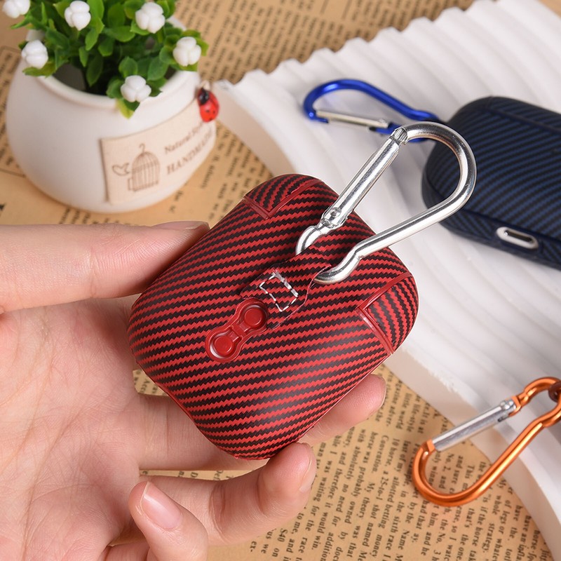 For AirPods 2nd/1st Pro 3rd 4th Gen Magnetic Mag Safe Carbon Fiber Leather Case gallery
