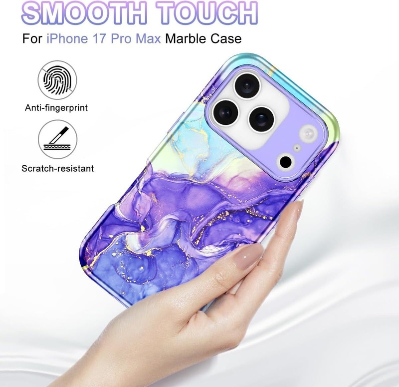iPhone 17 Pro Max Case, Heavy Duty Full Body Shockproof Protection 3 in 1 Hybrid gallery