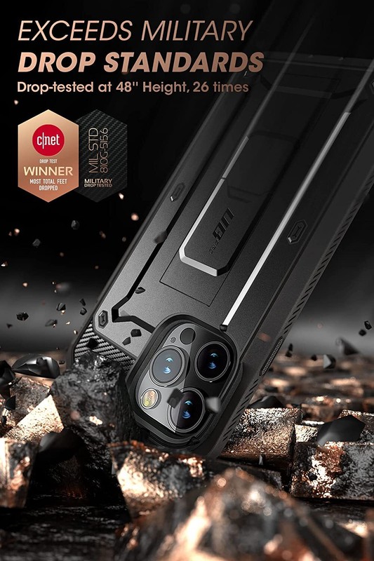 SUPCASE For New iPhone 15 Pro 6.1" Full Body with Screen Case Rugged Stand Cover gallery