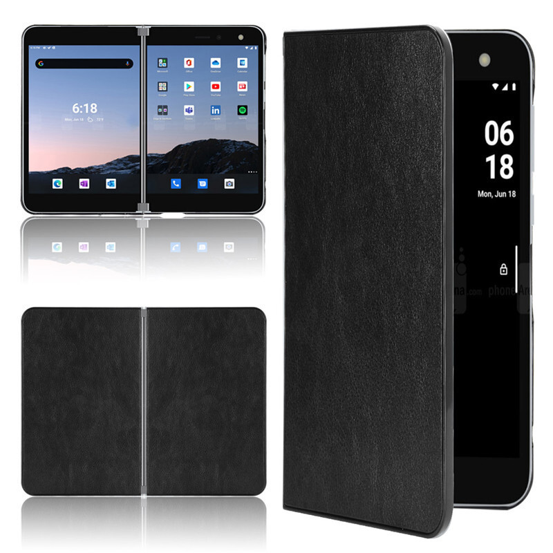 Shockproof Leather phone Case Protective Cover Shell For Microsoft Surface Duo