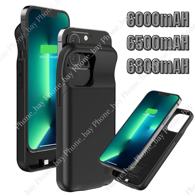 External Battery Charger Case Power Bank Charging Cover For iPhone 14 13 12 15 X