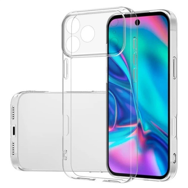 For iPhone 17 Air 17 Pro Max Case Ultra-thin Flexible TPU Clear Shockptoof Cover gallery
