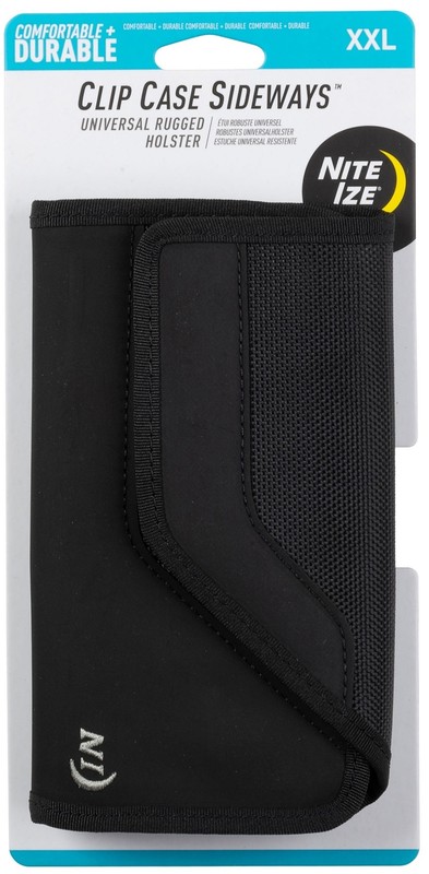 Nite Ize Clip Case Sideways Universal Rugged Holster, XXL – Black