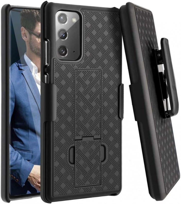 SAMSUNG GALAXY NOTE 20 CASE SWIVEL BELT CLIP HOLSTER SHELL COMBO COVER KICKSTAND