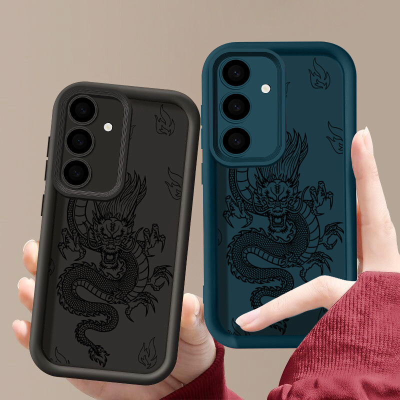 China Dragon For Samsung Galaxy S25 S24 Ultra S23 FE S22 ShockProof Case Cover gallery