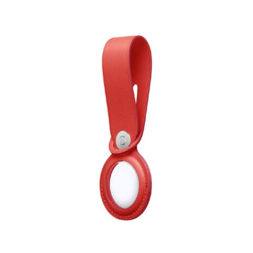Apple AirTag Leather Loop Red gallery