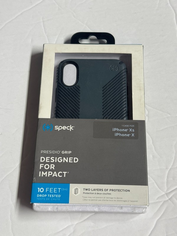 Speck Presidio Grip Series Case For Apple iPhone 11 X iPhone Xs (5.8″) Grey