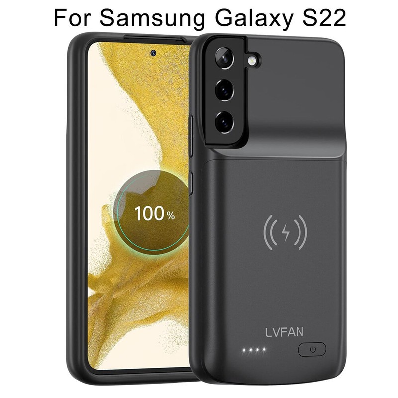 4700mAh Battery Case for Galaxy S22 Battery Pack Wireless Charging Case Cover