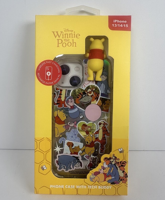 Disney Winnie The Pooh iPhone 13 14 15 Phone Case Tech Buddy Pooh gallery