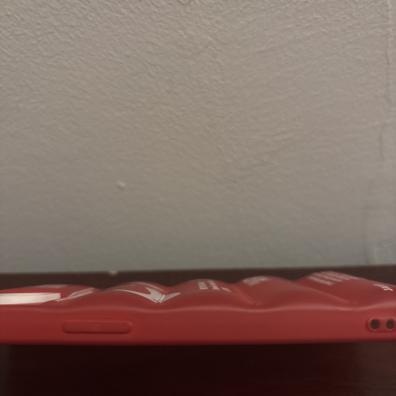 Off-White For Nike Air Jordan 1 iPhone 13 Pro Case Red "AJ" Jake@ gallery