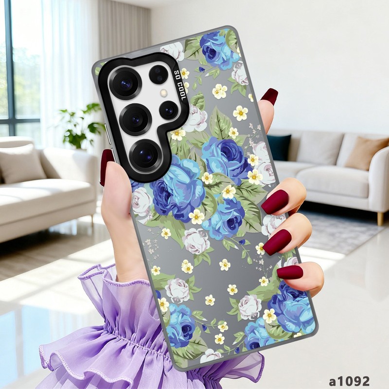 For Samsung Galaxy S24 S25 S26+ S23 Delicate Florals Phone Case Shockproof Cover gallery