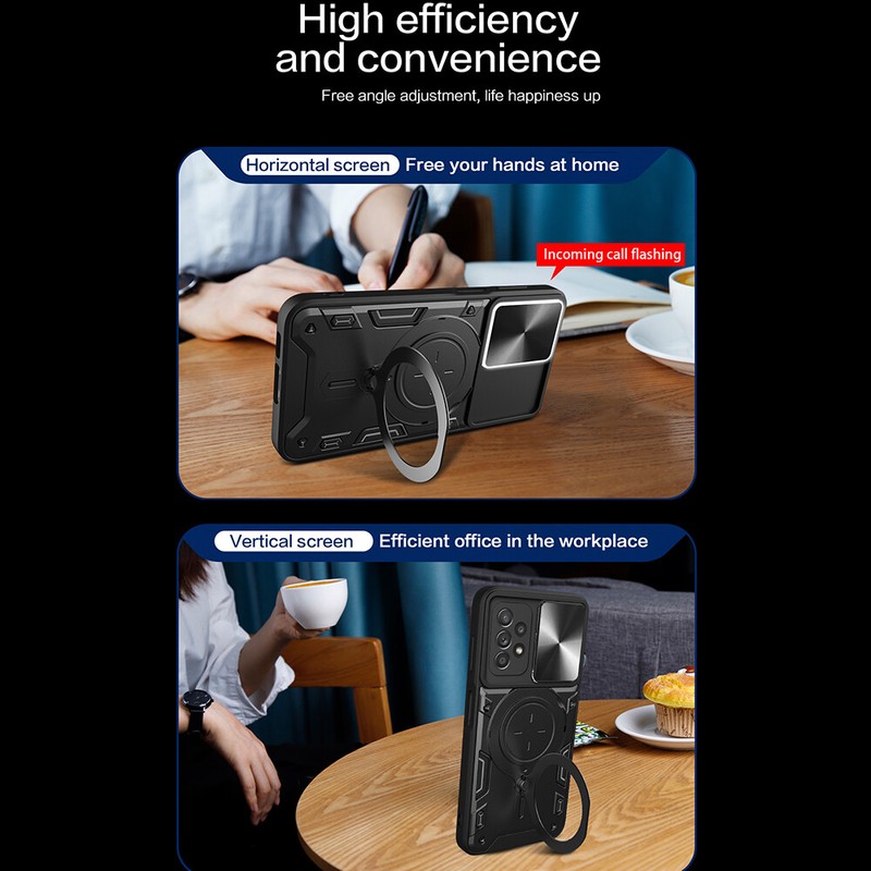 Magnetic Ring Stand Rugged Phone Case For Samsung Galaxy A56 A36 A15 A35 A25 A12 gallery