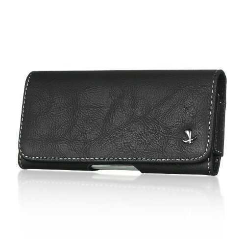 Matte Horizontal Belt Clip Holster Leather Pouch Case for Nokia Lumia 635