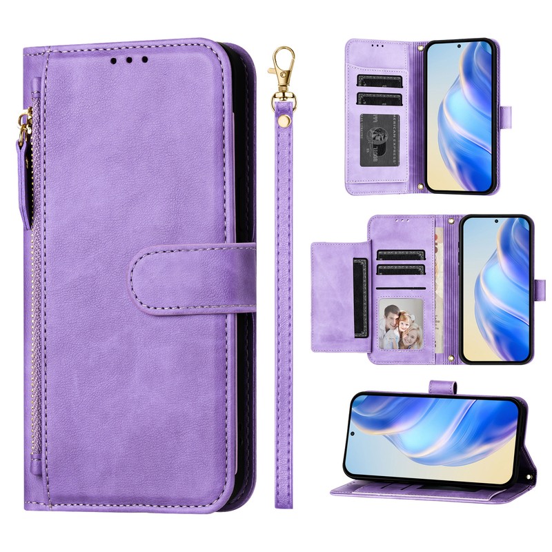 Magnet Zipper Wallet Leather Phone Case Cover For TCL 60R 50 60 SE NxtPaper K70