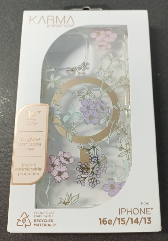 Body Glove Karma Phone Floral Case with MagSafe For iPhone 16e /15 / 14 / 13