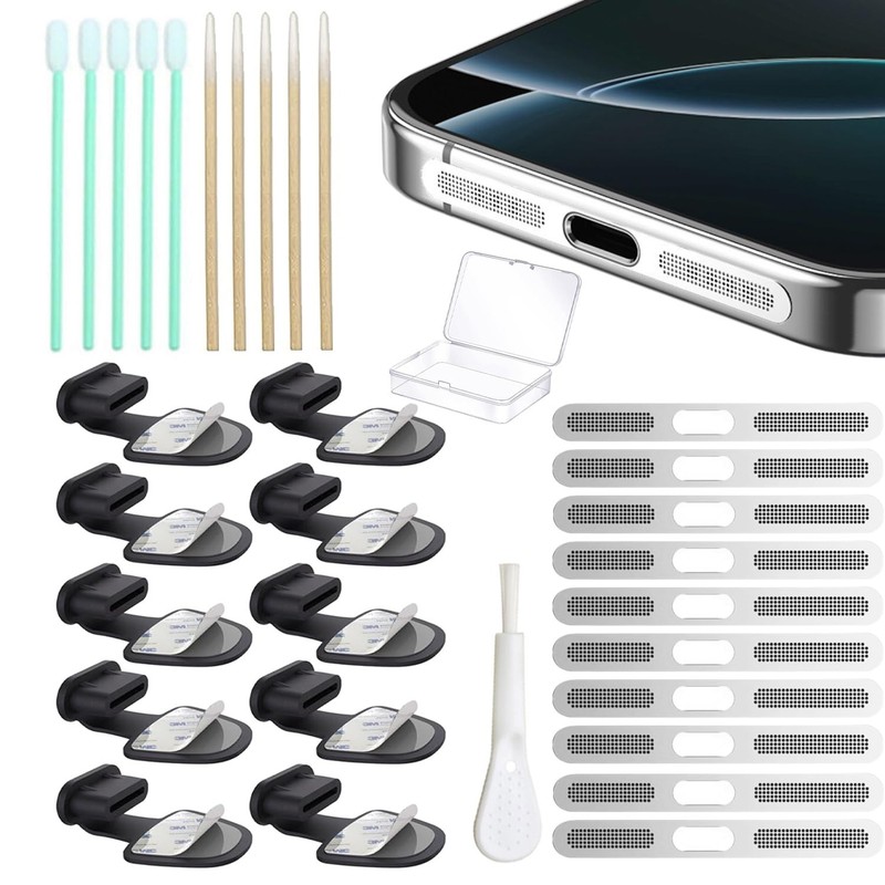 10-Pack USB C Dust Plug, Phone Accessories for iPhone 17 16 15/16 Plus /16 15…