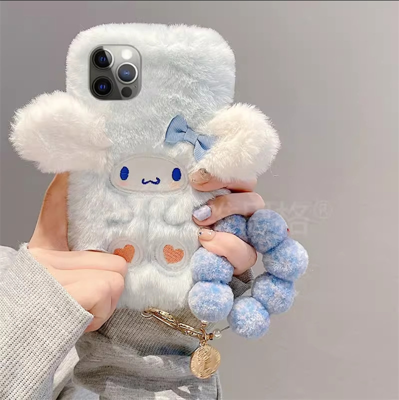 Cinnamoroll Plush Phone Protective Case Cover For iphone 11/12/13/14/15 Pro Max gallery