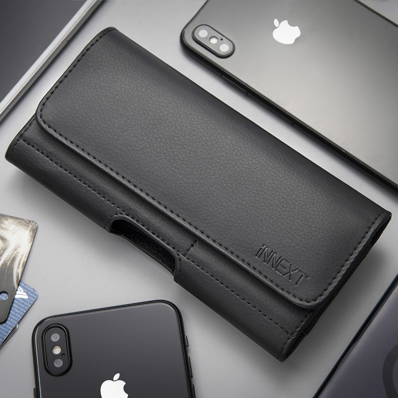 EXTRA LARGE PU LEATHER BELT CLIP HOLSTER POUCH CASE COVER XL FOR iPhone Samsung