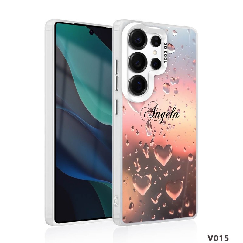 Sweet Heart Personalized Phone Case IMD Cover For Samsung S26 Ultra S25+ S24 S22 gallery