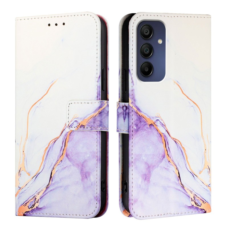 For Various Phone Crossbody Marble Card Wallet Case Flip Stand Phone Cover Women gallery