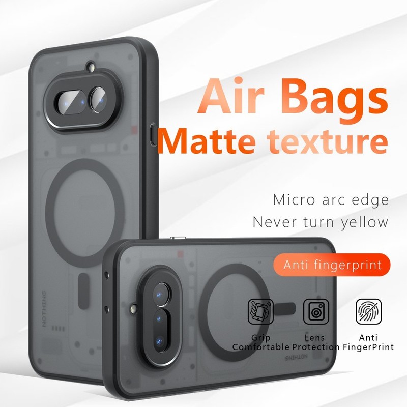 Magnetic Matte Acrylic TPU+PC Hard Back Case For Nothing Phone 4A Pro 4A 3A Lite