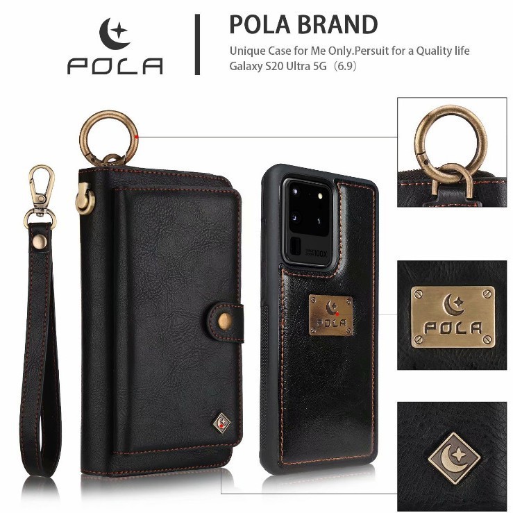 Suitable for iPhone 17 16 15 14 13 12 Pro Max Zipper Wallet Protective Cover gallery