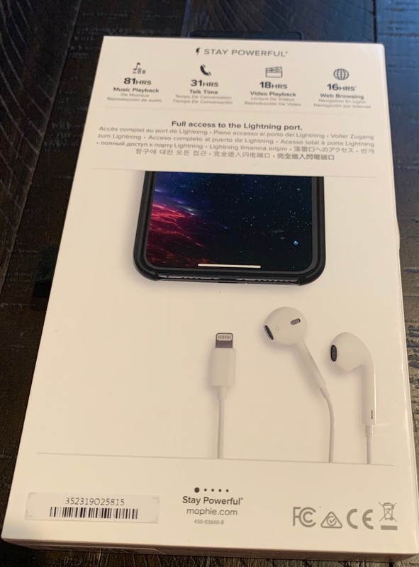 LOT OF 50 - Mophie Juice Pack Access Battery Case for iPhone XS Max (6.5") gallery