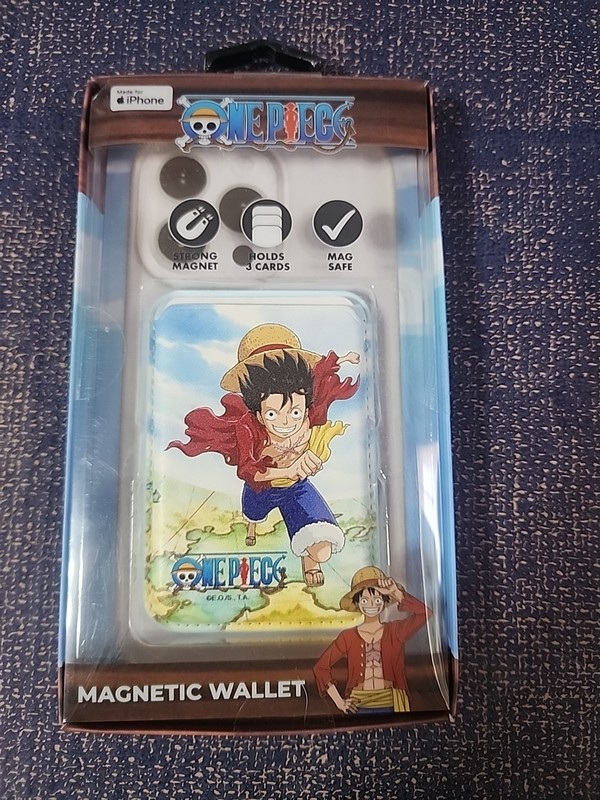 ONE PIECE Anime Toei Magnetic Card Wallet FOR Apple iPhone Mag Safe Compatible