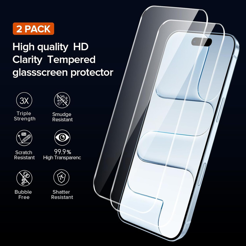 3-In-1 Clear Case Designed for Iphone Air 6.5" / Iphone 17 Air 6.5'' 2025 with 2 gallery