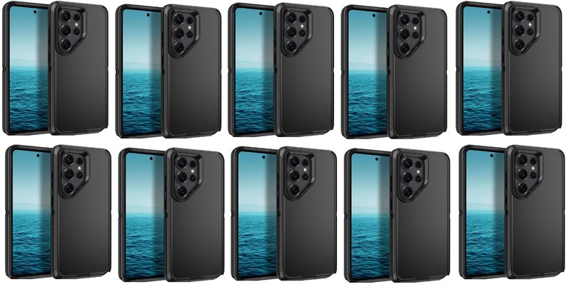 Lot 10 Pack For Galaxy S26 Ultra Defender Case Shockproof Cover Black