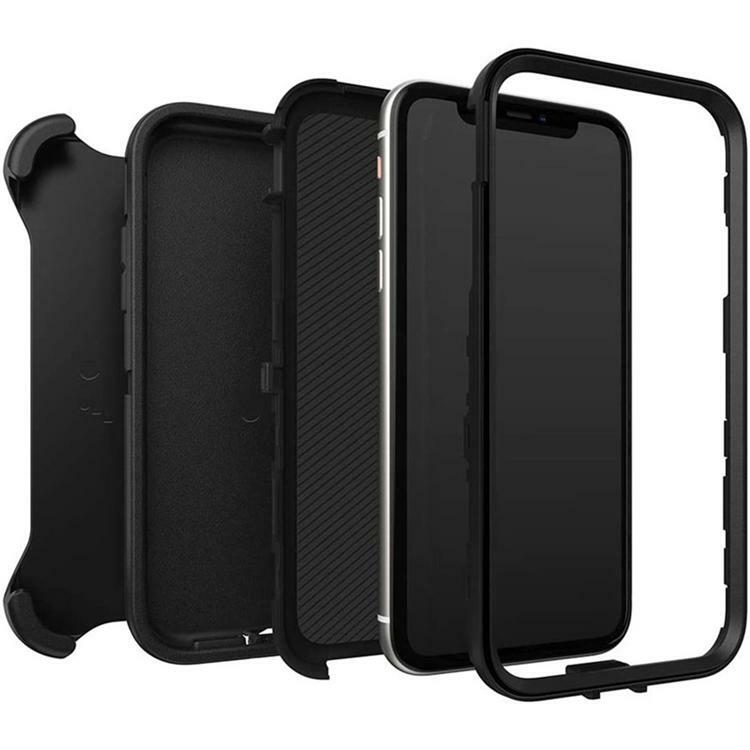 Black For Apple iPhone 13 Mini (5.4") Defender Case w/Belt Clip Fits Otterbox gallery