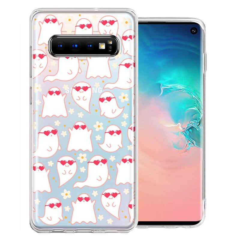 For Samsung Galaxy S10 Plus Heart Glasses Ghosts Vaneltine’s Daisy Case