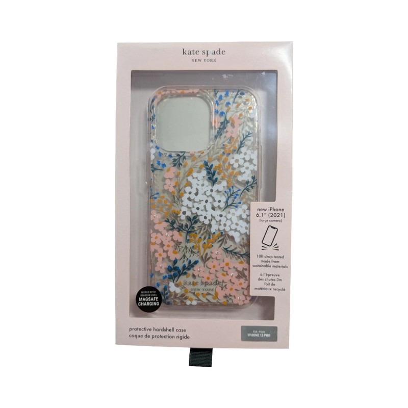 Kate Spade – FOR iPhone 13 Pro Protective Hardshell Case – Multi Floral – B4
