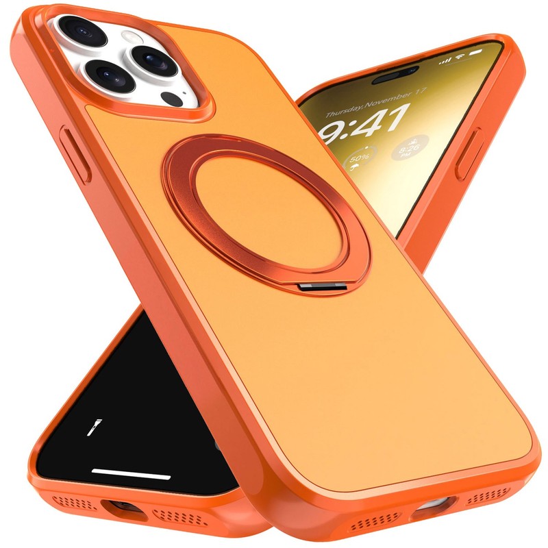 For iPhone 14 Plus 14 14 Pro Max Case Mangetic Ring Holder Cover /Tempered Glass gallery