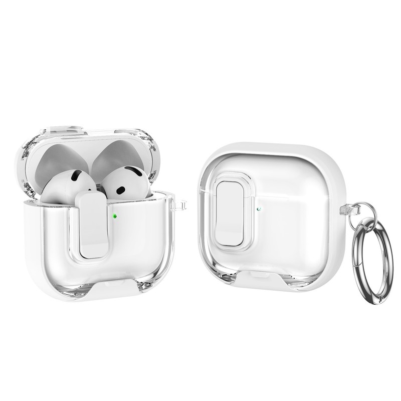 For Airpods Pro 2/1 / Airpods 4th Gen Shockproof Case Kickstand Cover + Keychain