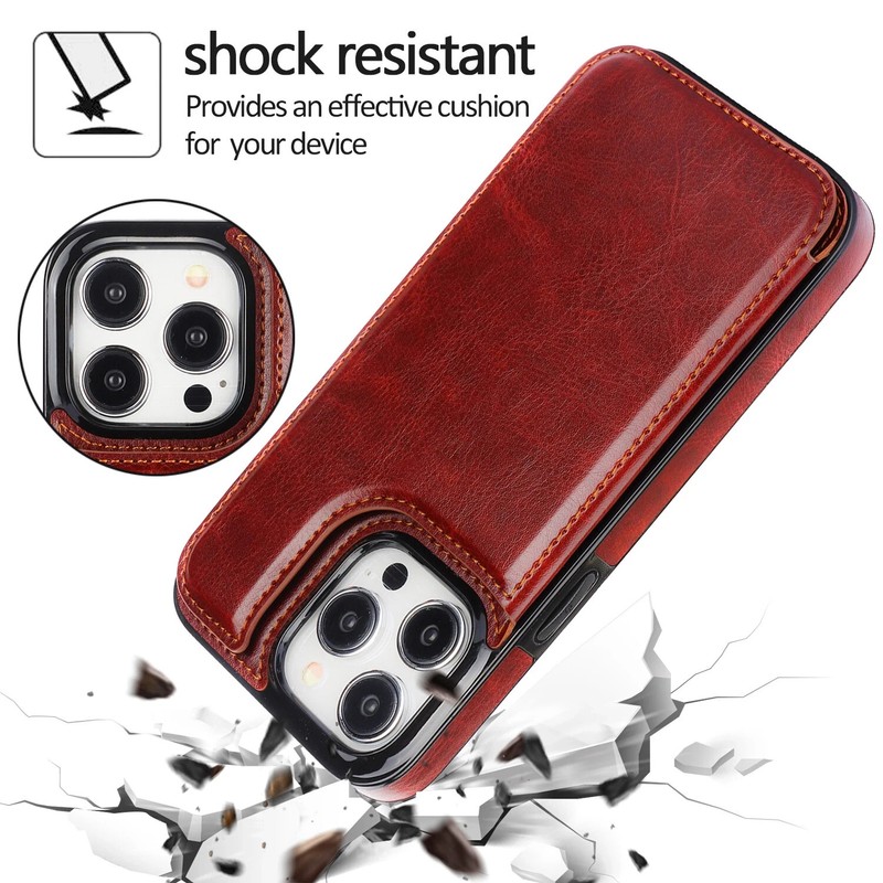 Wallet Card Case Cover Leather Magnetic For iPhone 17 16 15 14 13 12 11 PRO MAX gallery