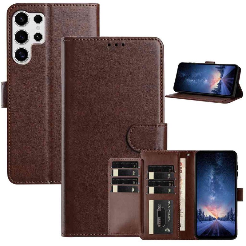 For Samsung Galaxy S26 S25 S24 S23 S22 S21 Ultra Flip Leather Card Wallet Case gallery