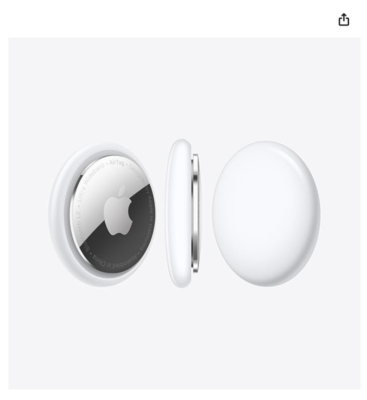 Apple AirTag Bluetooth Tracker – With Secure Adhesive Mount