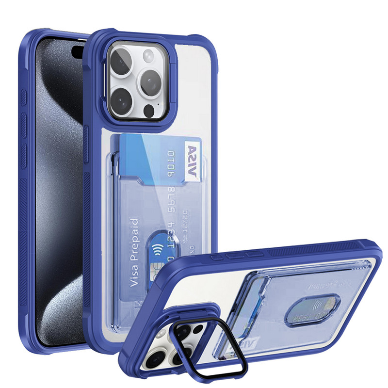 New Case For iPhone 15 16 Plus ProMax 17 Air Pro Acrylic Bracket Protective Case