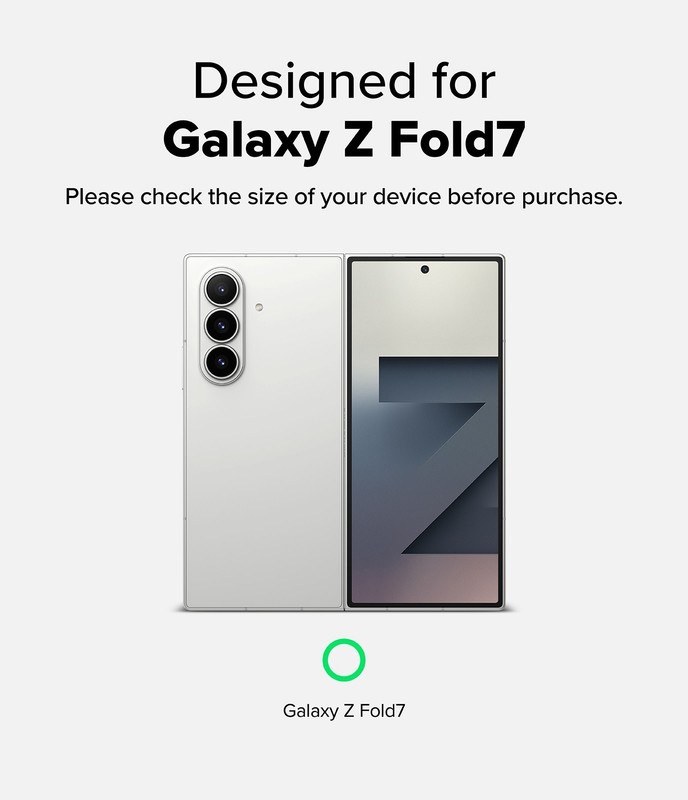 For Samsung Galaxy Z Fold 7 Case | Ringke [Fusion] Camera Cutout Clear Case gallery