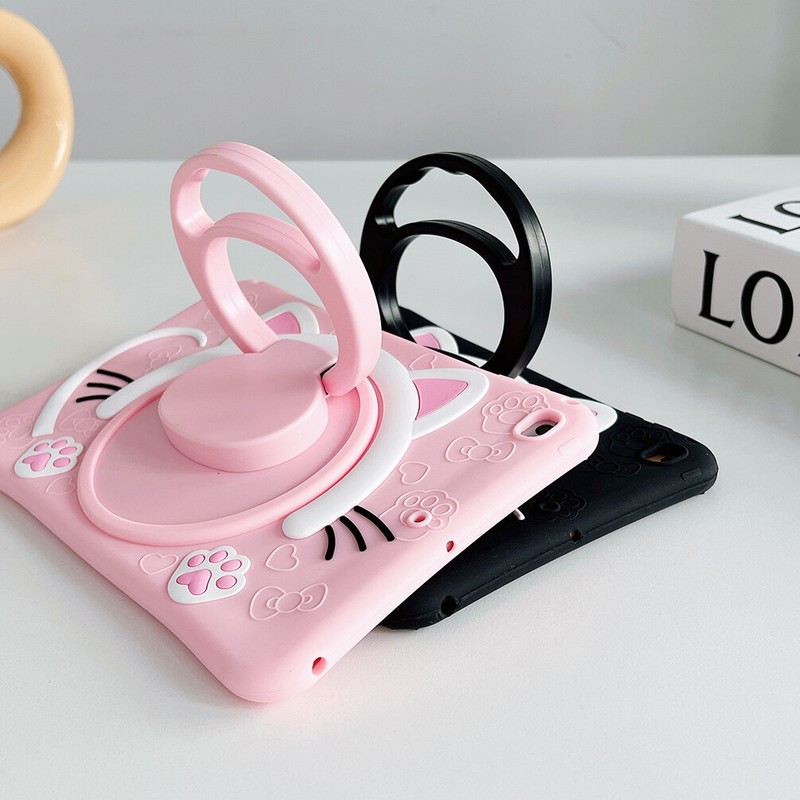 For iPad 5th 6th Generation 9.7″ iPad 10th Gen 10.9″ Kids Rotating Stand Case