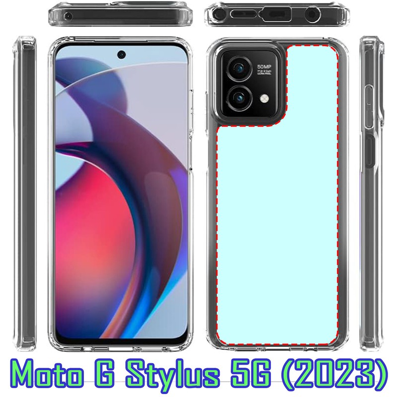 Plastic+Gel Case Cover&Tempered glass For Moto G Stylus 5G 2024 2023 2022-THM gallery
