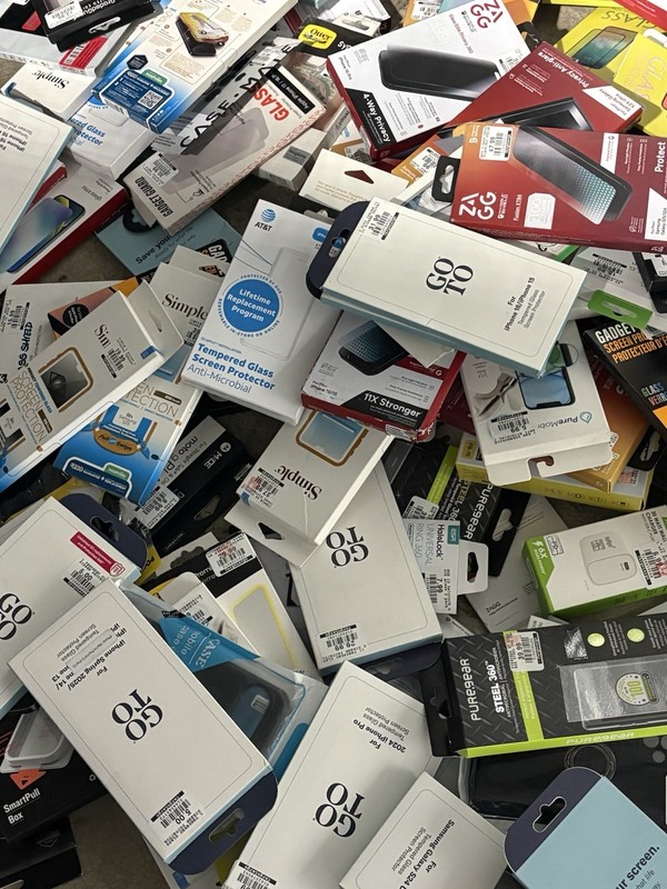 (QTY 42 Items) screen Protectors and more Phone Accessories