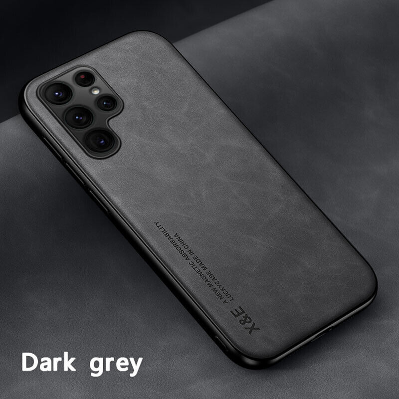 Glossy Luxury Case Cover + Tempered Glass For Samsung S24 Plus S23 S22 Ultra