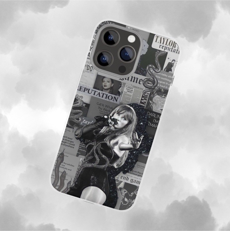 Taylor Swift Black White Glossy iPhone Case – Urban Tech Co.