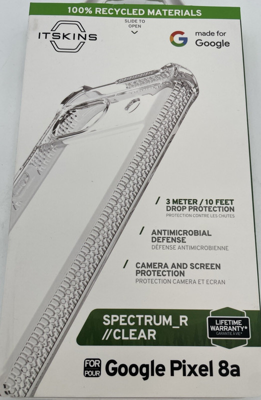 ITSKINS Spectrum R // Clear for Google Pixel 8a – Transparent