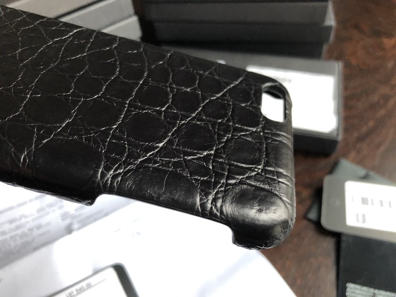 Dolce & Gabbana Apple iPhone 6 / 6s / 7 / 8 Plus Crocodile Cover Black Green NEW gallery