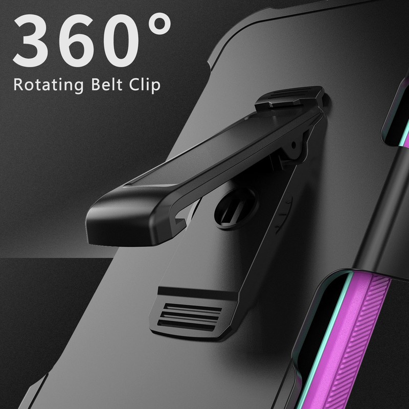 For iPhone XR Shockproof Hard Phone Case Hybrid Heavy Duty Soft Cover Belt Clip gallery