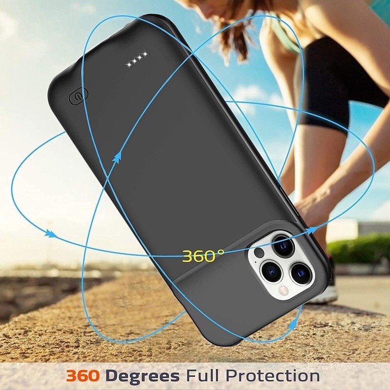 6800mAH Battery Charger Case Power Bank Cover For iPhone 11 12 13 14 15 XR XS 8 gallery