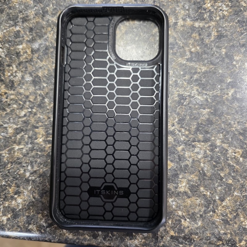 ITSKINS Black Plain Fitted Case/Skin Hard Case Protective Cover for Cell Phone